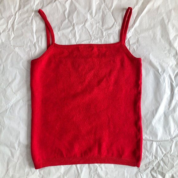 vintage late 90s CLAUDIE PIERLOT red twin-set Sz T1 - Picture 6 of 8